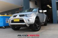 MITSUBISHI TRITON TYPHOON SATIN BLACK